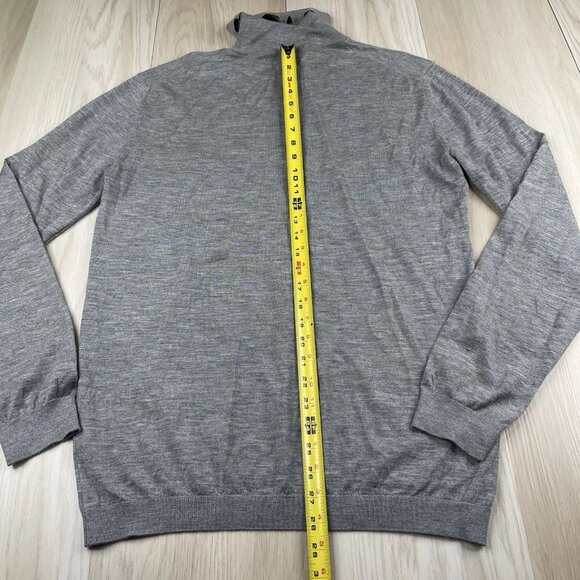 Gucci Cashmere G Logo Turtleneck Sweater Size XXL Gray Color GU120 - Picture 12 of 13